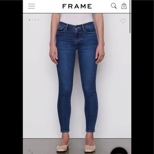 Frame Jeans Le Skinny Dr Jeanne. Size 26 petite.